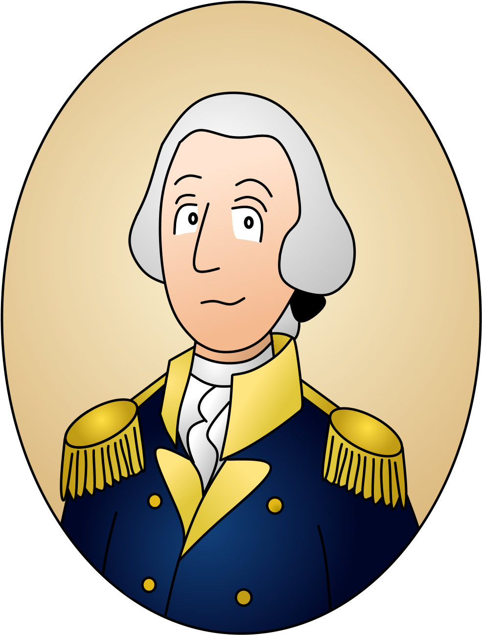 George Washington Clipart - Art (1000x1300)