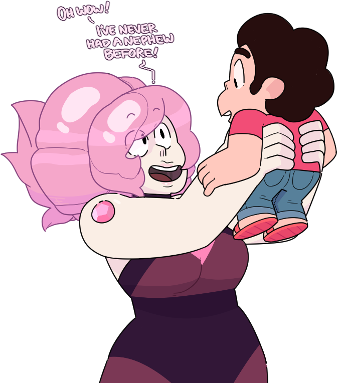 Ve Never Pink Woman Facial Expression Man Cartoon Mammal - Steven Universe Rose Quartz Gems (800x800)