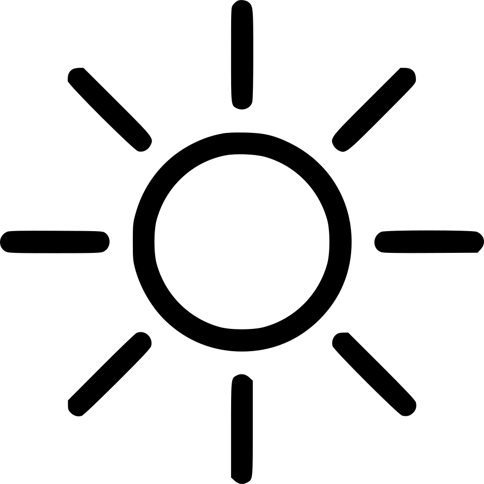 Sun Light Lightness Lighter Comments - Bulb Icon (980x980)