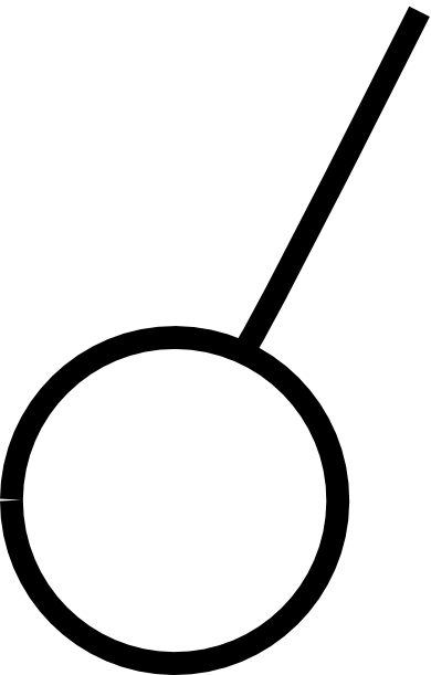 Free Vector Symbol Switch Clip Art - Light Switch Symbol (390x611)
