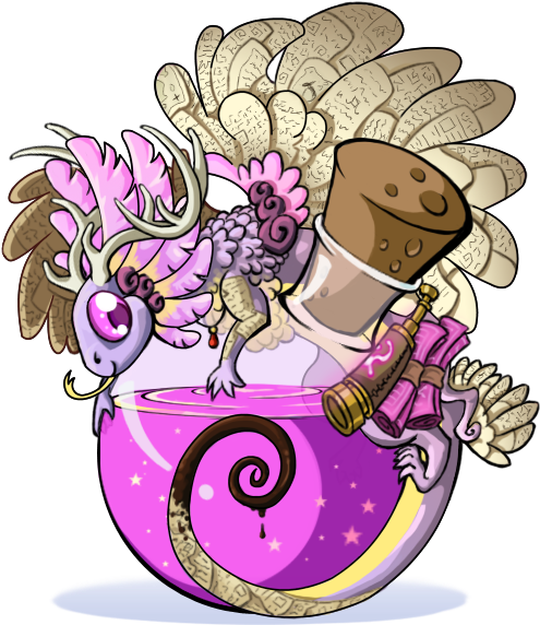 I'm A Coatl On A Bottle Baby - Cartoon (500x586)