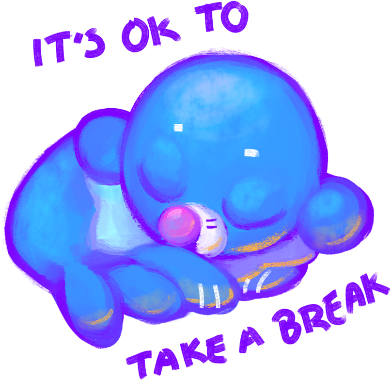 It's Ok To Take A Break By Pwahlala - Octopus (1024x1024)