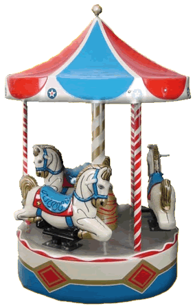Ride Hire - Acme Carousel - Kiddie Ride (500x500)