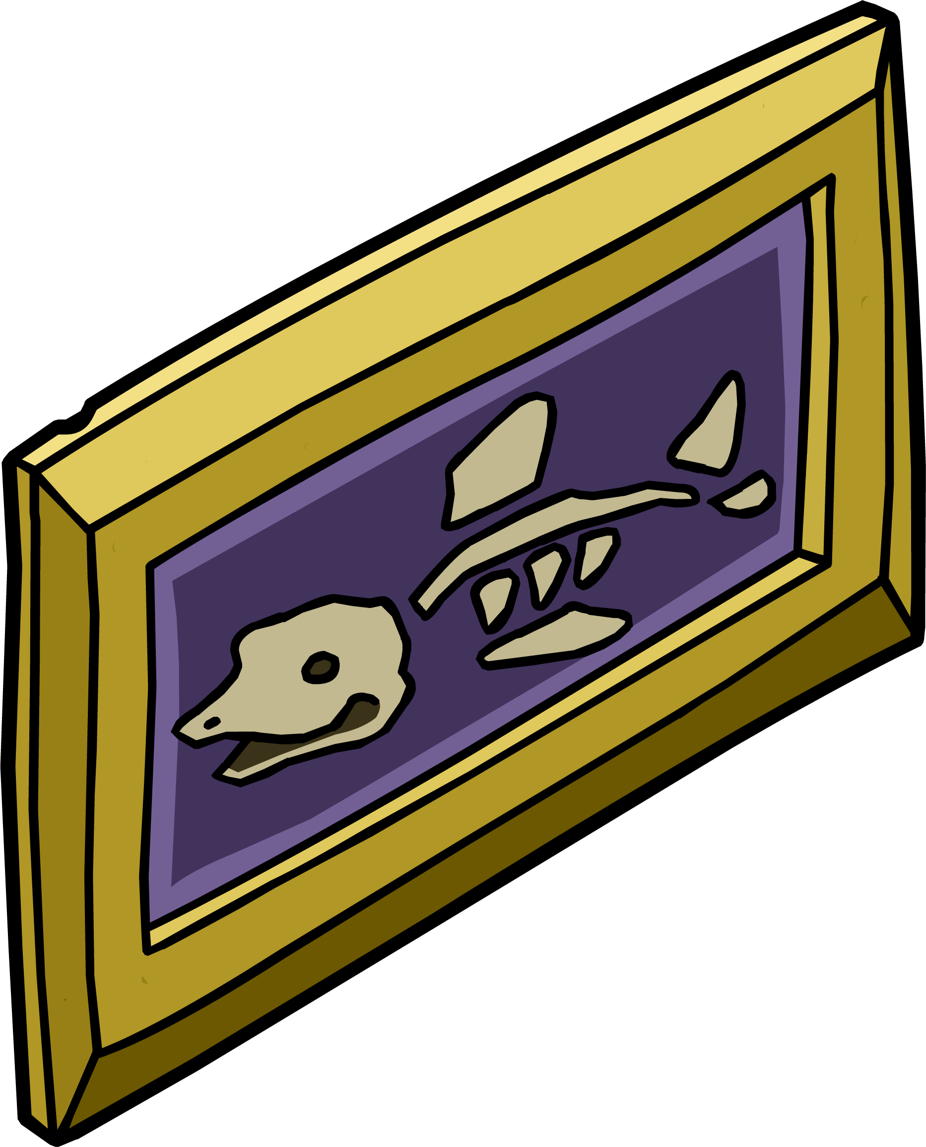 Fish Fossil Icon - Fish Fossil Icon (1866x2311)