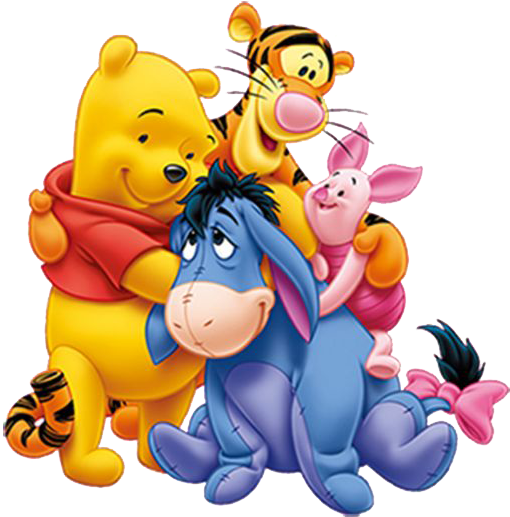 Pooh Bear And Friends (567x567)