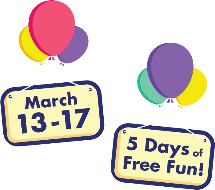 March 13-17 5 Days Of Free Fun - March 13 (800x638)