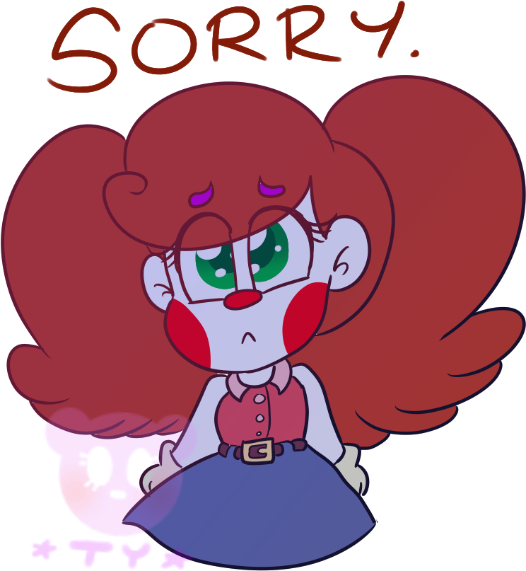 “hey Guys Sorry About Being Gone For Awhile - Cartoon (900x900)