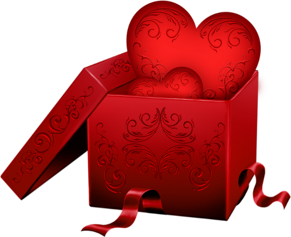 Heart In Gift Box (600x490)
