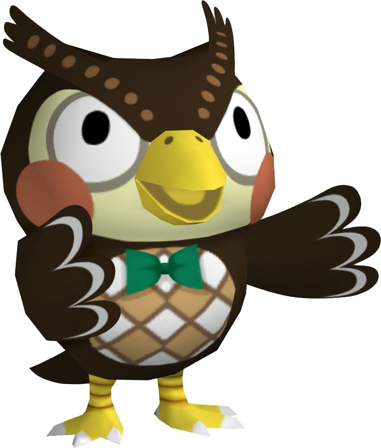 By Now, Blathers Will Simply Tell The Player Of His - Owl From Animal Crossing (751x882)