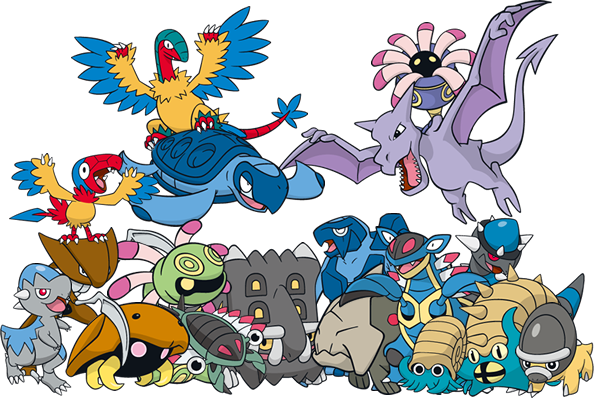 The Fossil Fanatics - List Of Fossil Pokemon (594x398)