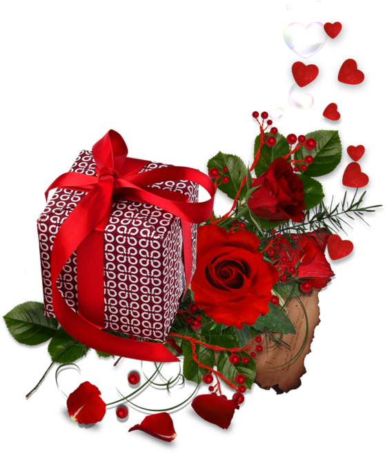 Cadeau - Gift Wrapping W/ Card (600x665)