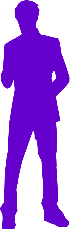 Free Vector Man In A Suit - Силуэт Человека В Костюме (246x800)