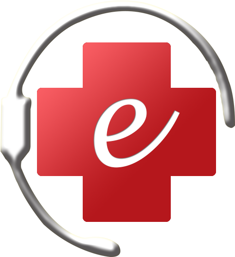 Ehospital Systems Hospital Management Software - E Hospital Logo (551x604)