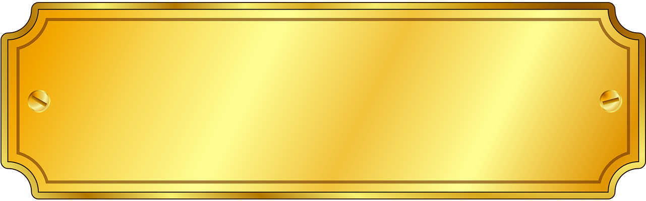 Gold Screws Label Sign Png Image - Button Gold Png (1280x640)