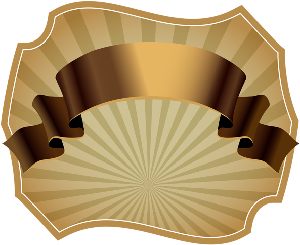 Free Download Vector Label Png - Placas Douradas Png (600x489)