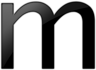 Download Icon Png Letter M Image - Letter M In Black (512x512)
