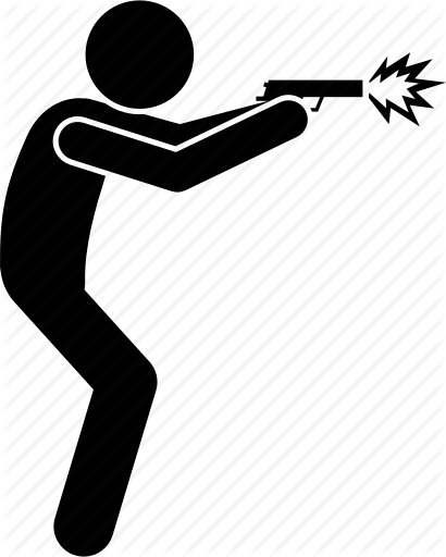Bullet Clipart Gan - Swat Icon (410x512)
