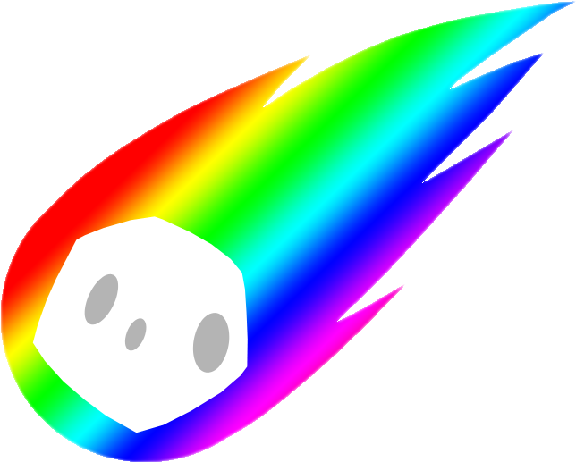 Rainbow Comet Cutie Mark - Rainbow Cutie Mark Mlp (750x750)