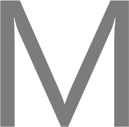 Download Png Image Report - Letter M In Black (512x512)