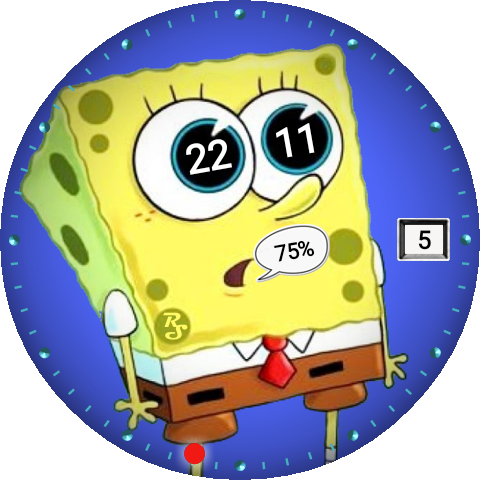 Spongebob Rs I - Spongebob Watchface (480x480)