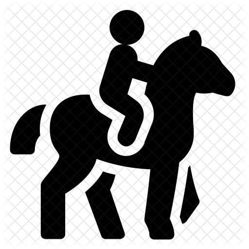 Horse Riding Icon - Equestrianism (512x512)