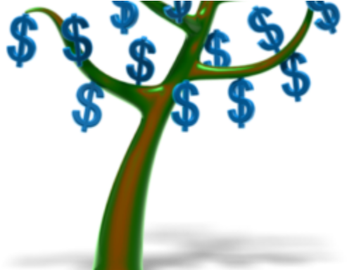 Process Mining And Accounts Payable Add $1 - Money Tree Free Transparent Png (500x383)