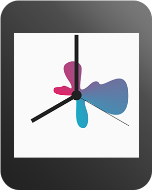Watch Face Design Showing An Abstract Representation - Diagram (400x391)
