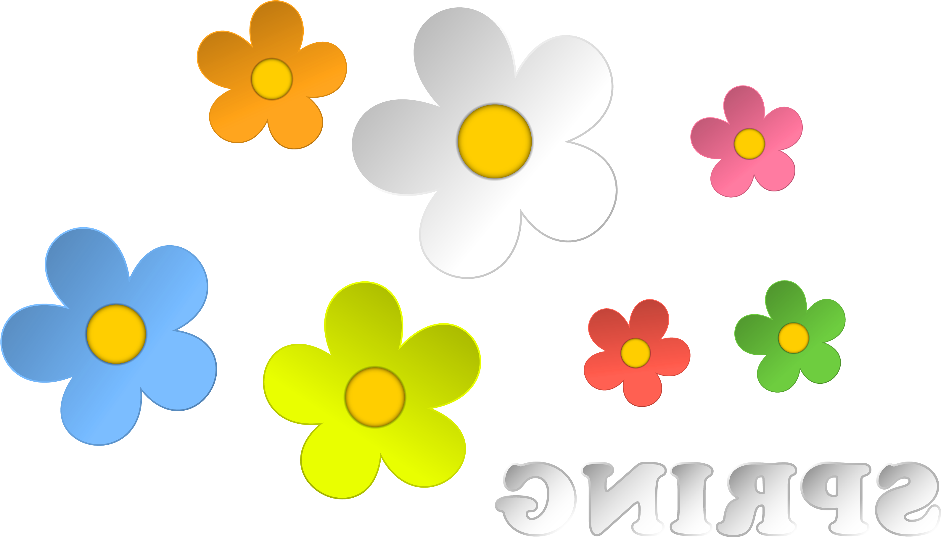 Clip Art Spring Flowers - Clip Art Spring Flowers (3250x1902)