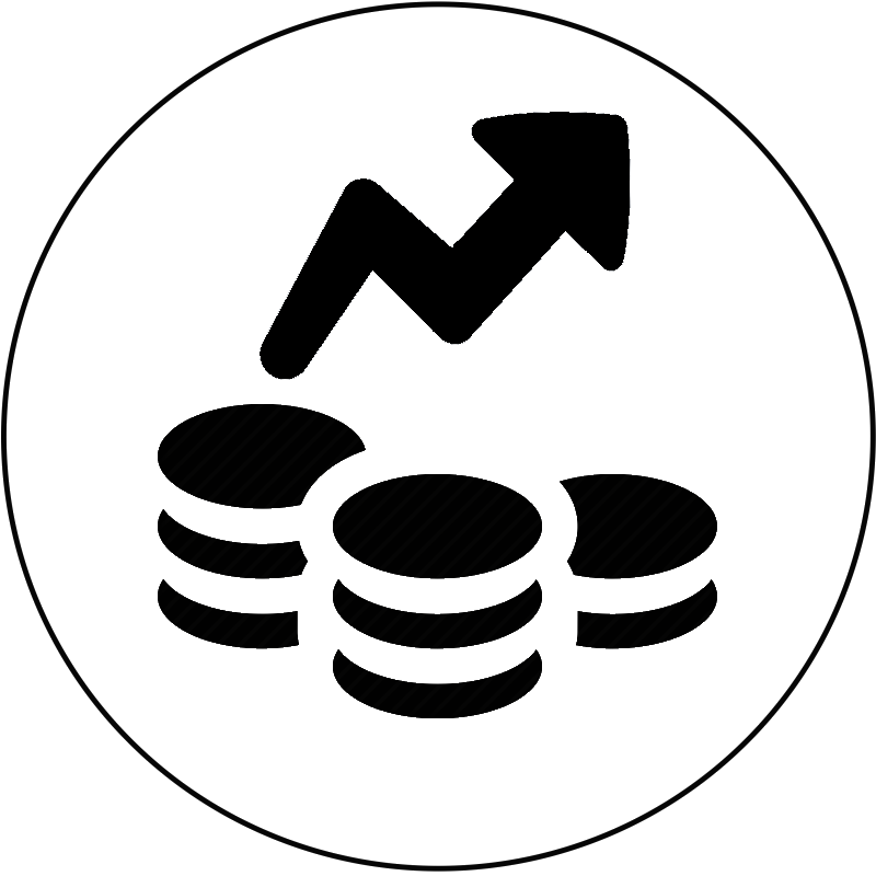 Pin Economy Clipart Black And White - Economy Black And White (800x800)