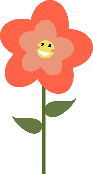 Spring Flower Cartoon 28, Buy Clip Art - Thank You For Helping Me Grow Lined Notebook [book] (385x720)