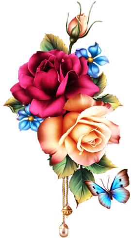 Shabby Chic Flowers - Cartelas De Adesivos Casadinho (277x500)