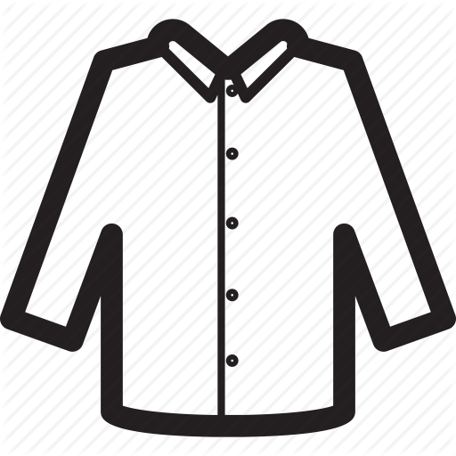 Shirt Clipart Button Up - Long Sleeve Shirt Icon (512x512)