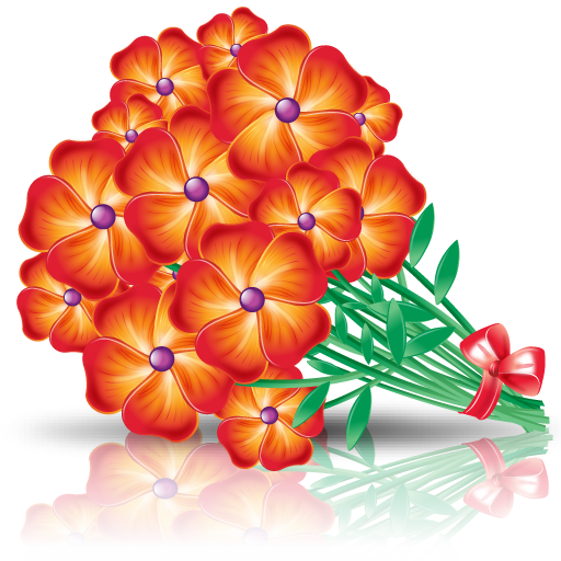 Flowers Bouquet Icon Png Image - Icons (512x512)