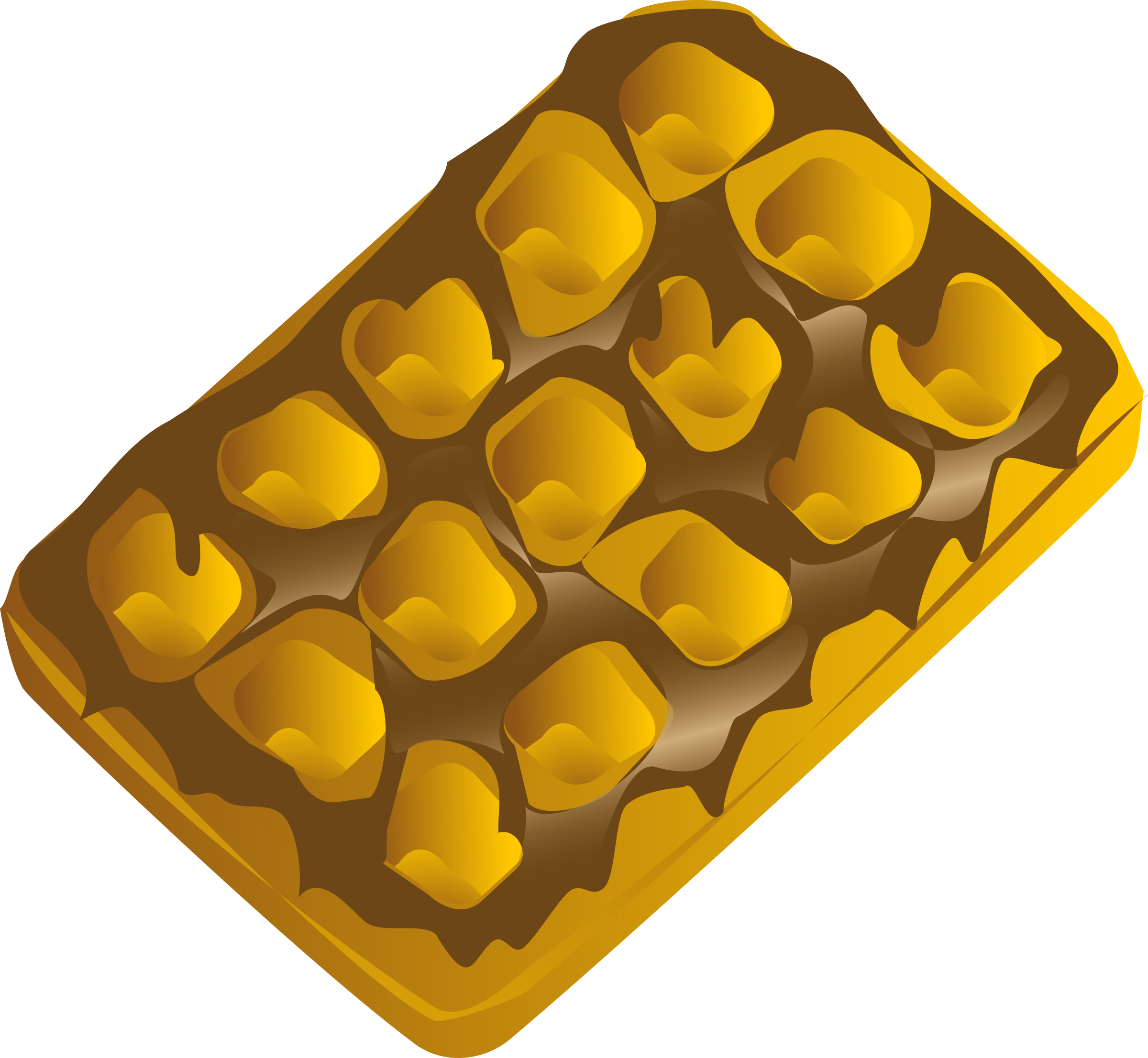 This Free Icons Png Design Of Chocolate Waffle - Waffle Clip Art Png (2400x2213)