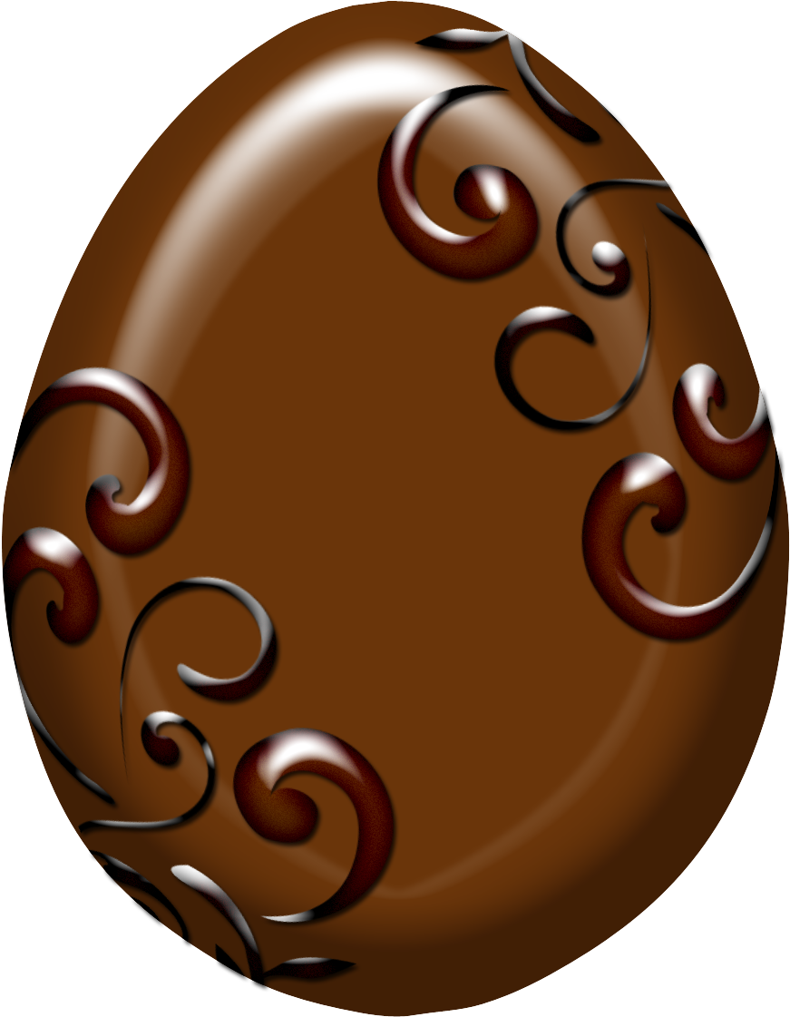 Chocolate Easter Egg Clipart - Egg (1000x1200)