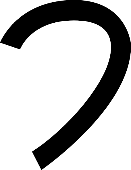 Free Vector Phoenician Pe Clip Art - Phoenician Pe (456x593)