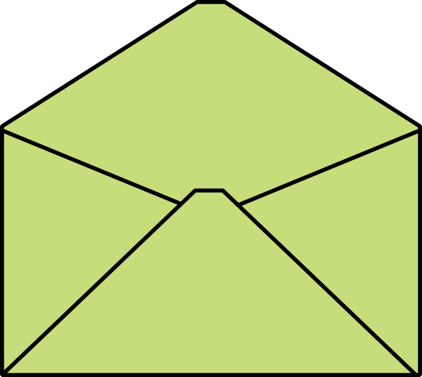 Ppp Mar/aug Envelope Clip Art At Clker - Triangle (600x537)