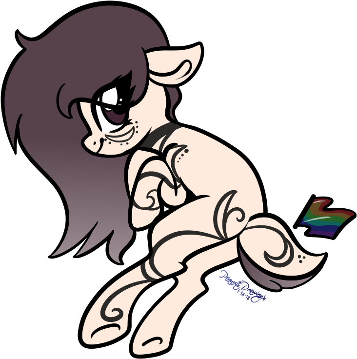 Mlp Flying Rainbow Justice By Peanutsdrawings - Cartoon (760x760)