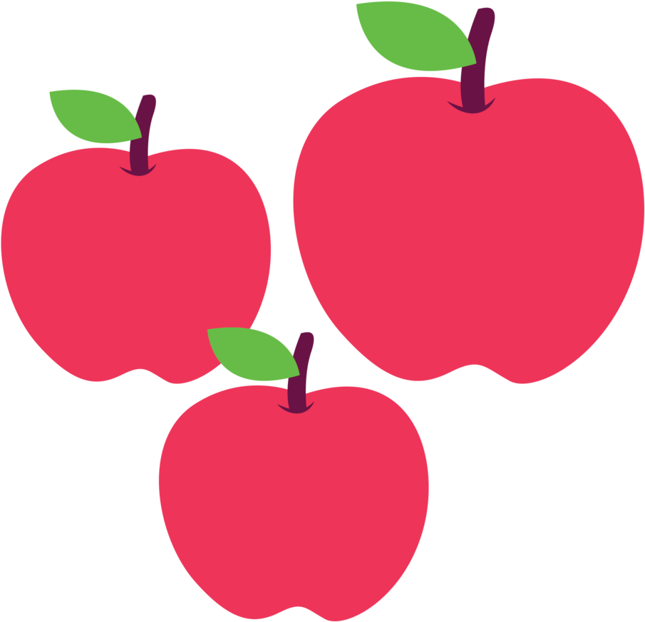 5 Apples Clipart - Three Apples Clipart (1000x1000)