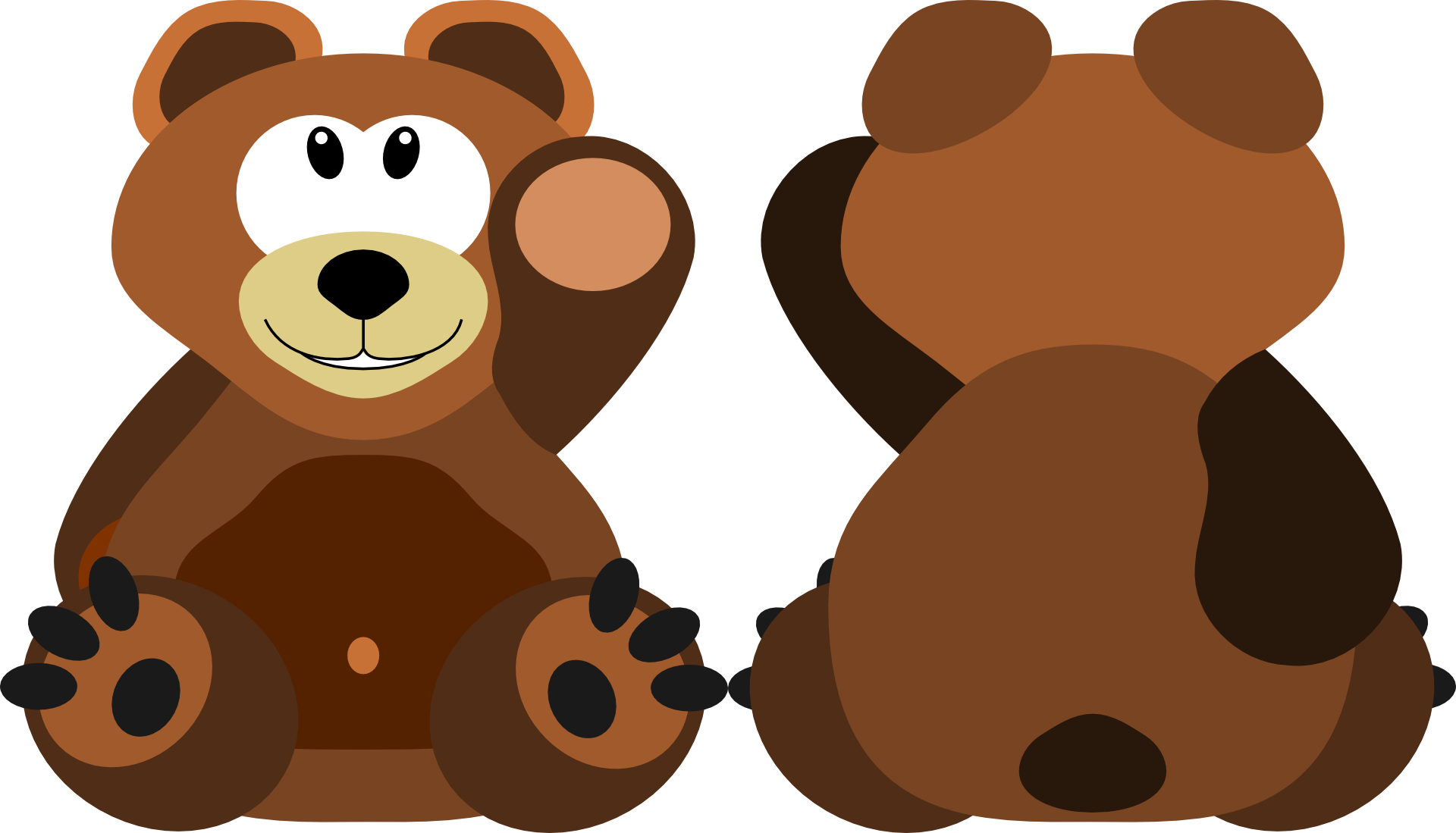 Teddy Bear Stuffed Animals & Cuddly Toys Clip Art - Teddy Bear Stuffed Animals & Cuddly Toys Clip Art (1920x1099)