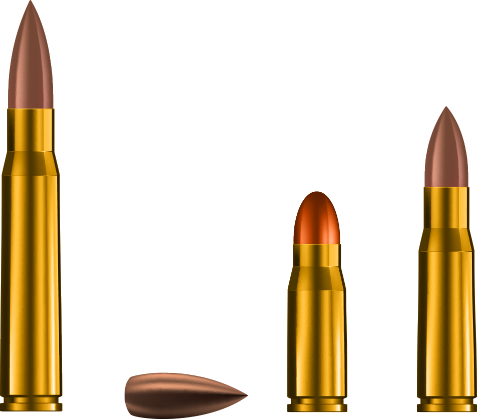 Bullet Weapon Cartridge - Bullet Png (953x837)