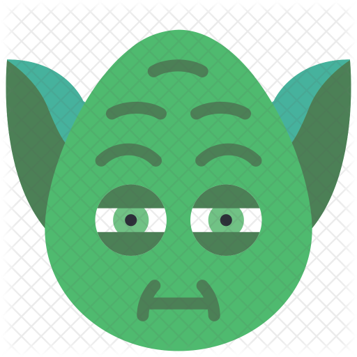 Yoda Icon - Emoji Star Wars Png (512x512)