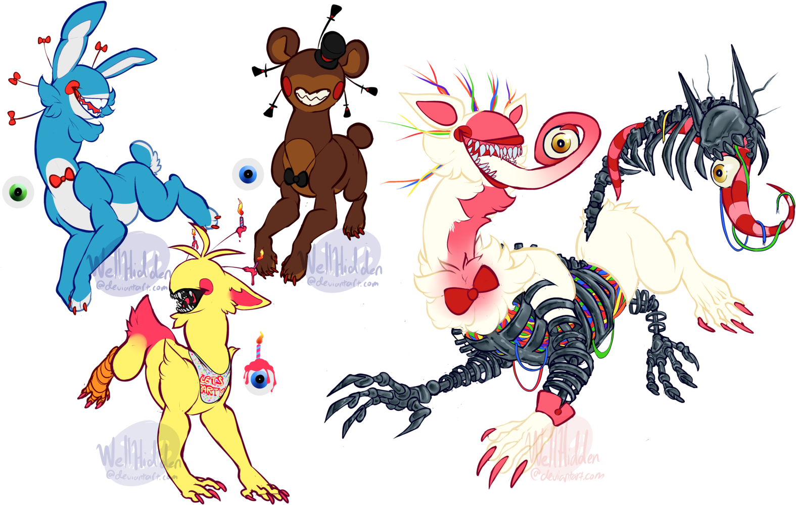 Toy Series [closed] By Wellhidden - Cartoon (1600x1092)