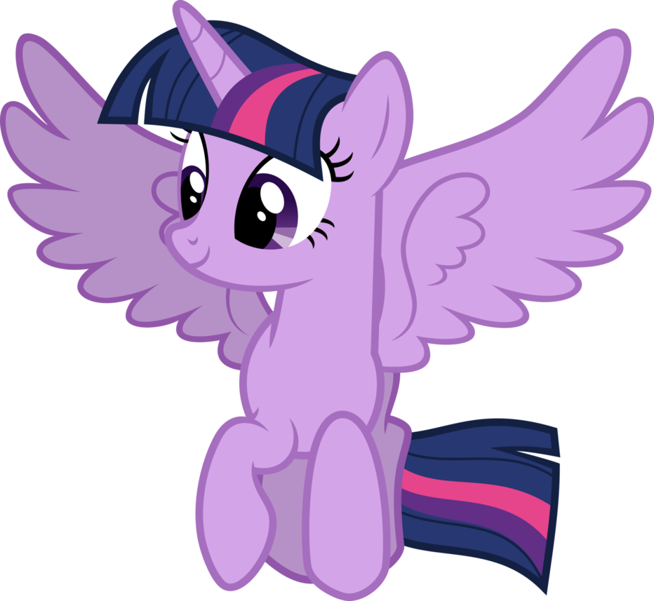 Twilight Flying Around By Decprincess - Mlp Princess Twilight Sparkle Flying (932x857)