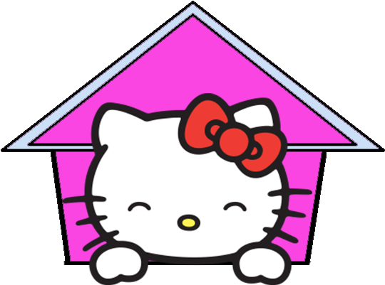 Hello Kitty Home - Crayola Hello Kitty Mini Coloring Pages (580x424)