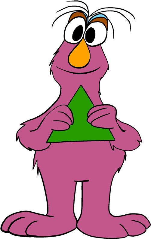 Sesame Street Muppets Zoe - Telly Sesame Street Cartoon (676x900)