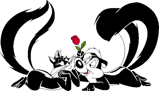 ''pepe Le Peu Pixel'' By Janetbb Source - Pepe Le Pew Valentine's (547x314)