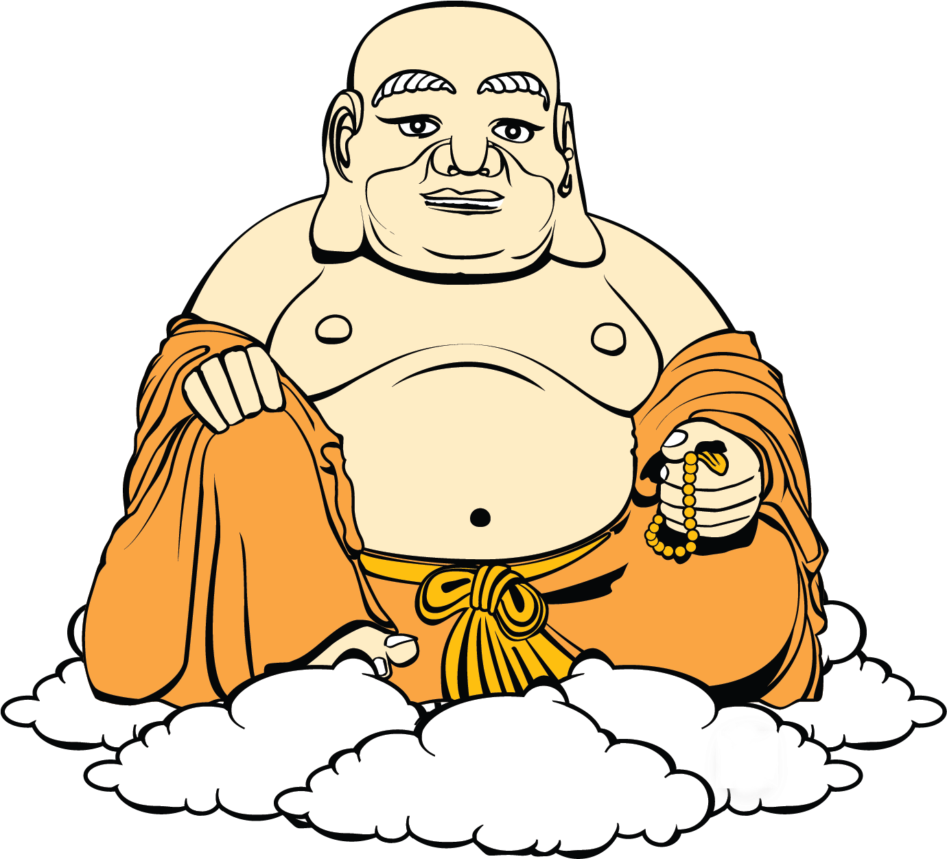 T-shirt Budai Buddhism Pepe The Frog Maitreya - T-shirt Budai Buddhism Pepe The Frog Maitreya (1380x1252)