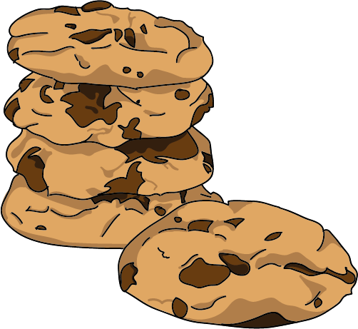 My Chocolate Chip Cookies Â€“ Geekarilla - Chocolate Chip Cookie Cookie Clipart (502x461)