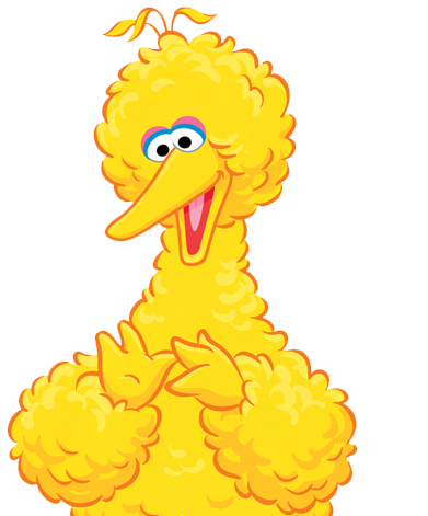 Abby Cadabby Bert And Ernie Big Bird Cookie Monster - Big Bird Sesame Street Cartoon (480x579)